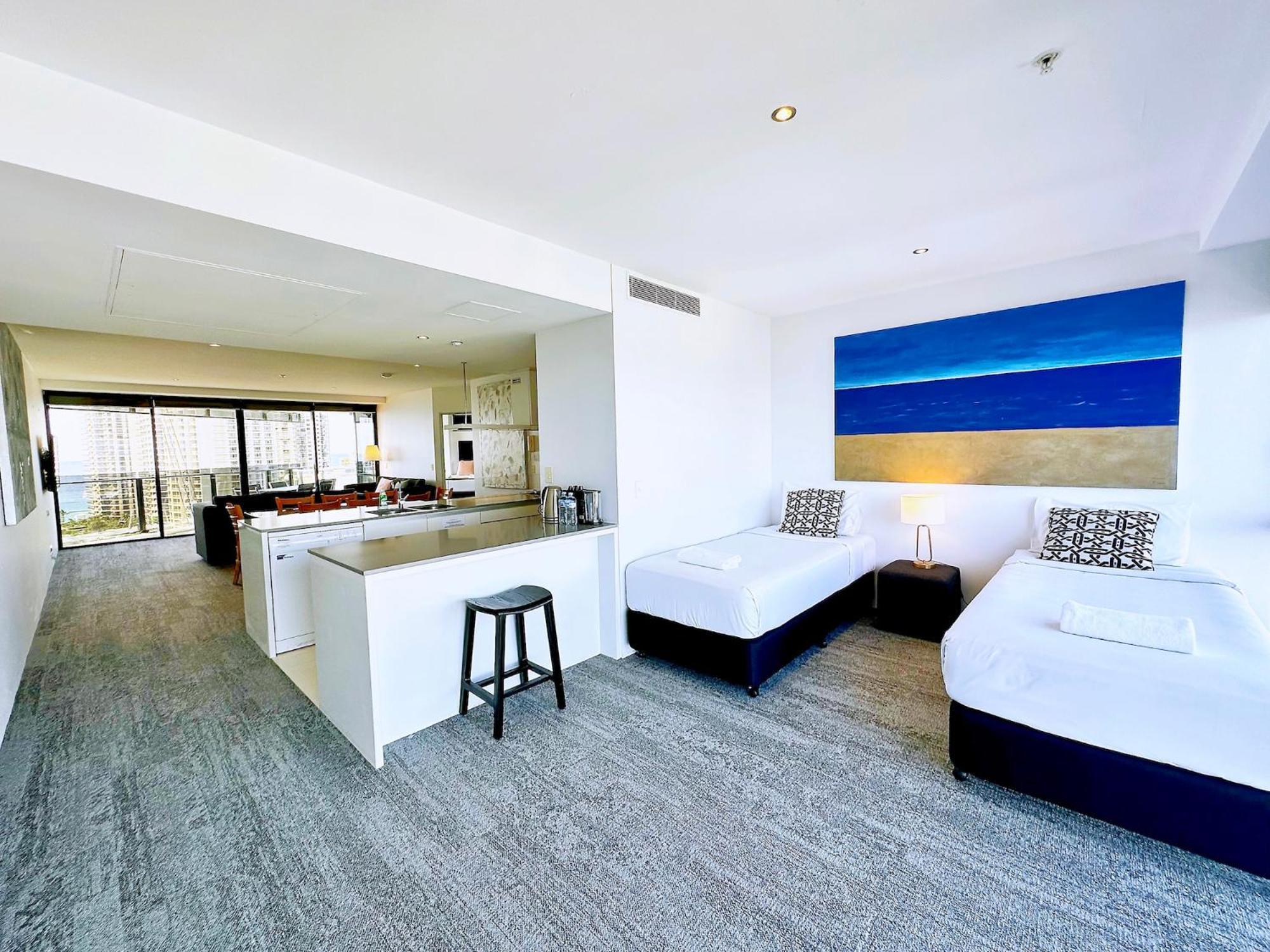 Circle On Cavill Surfers Paradise Apartments-Holiday Paradise Guldkusten Rum bild