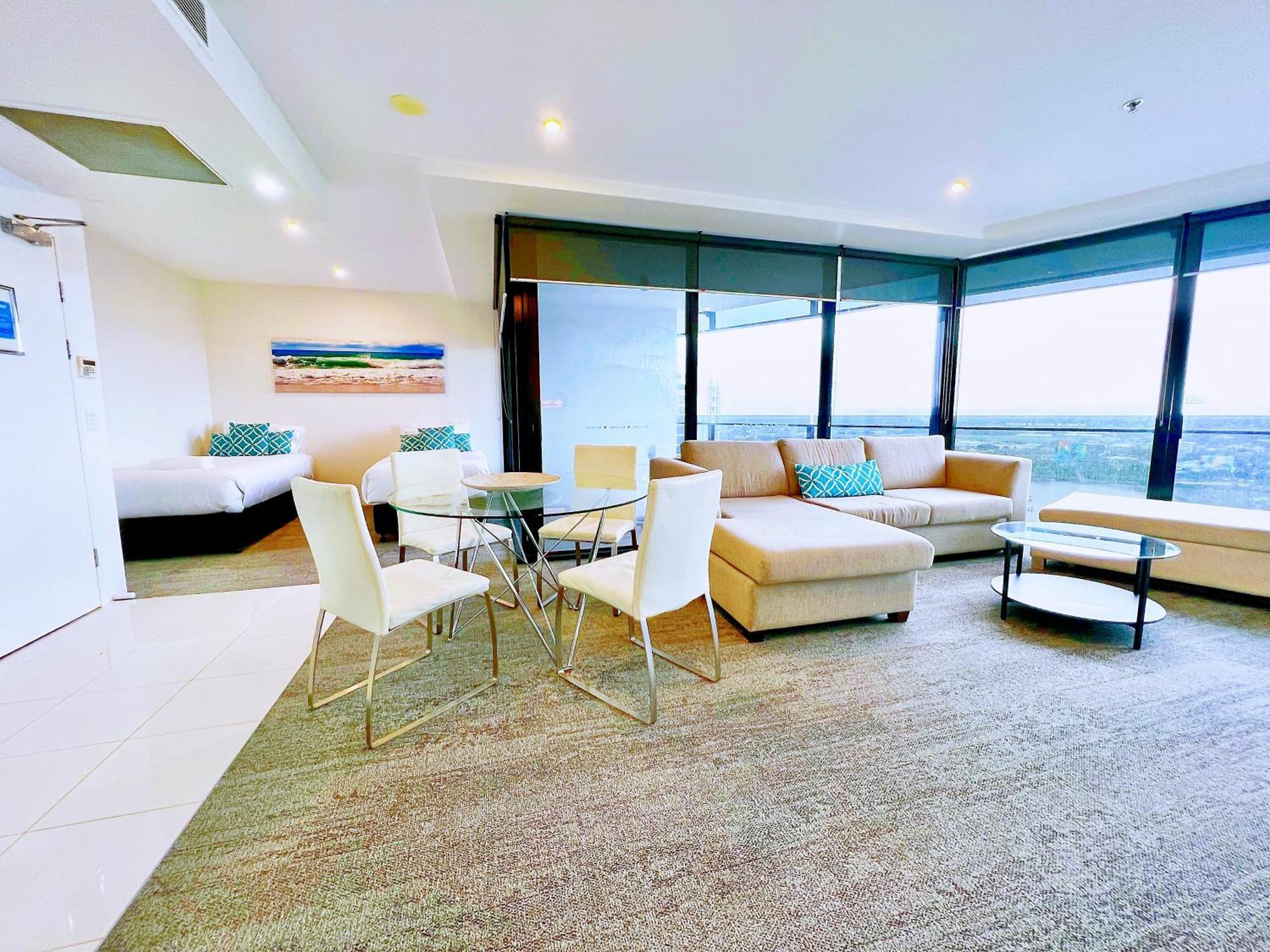Circle On Cavill Surfers Paradise Apartments-Holiday Paradise Guldkusten Rum bild
