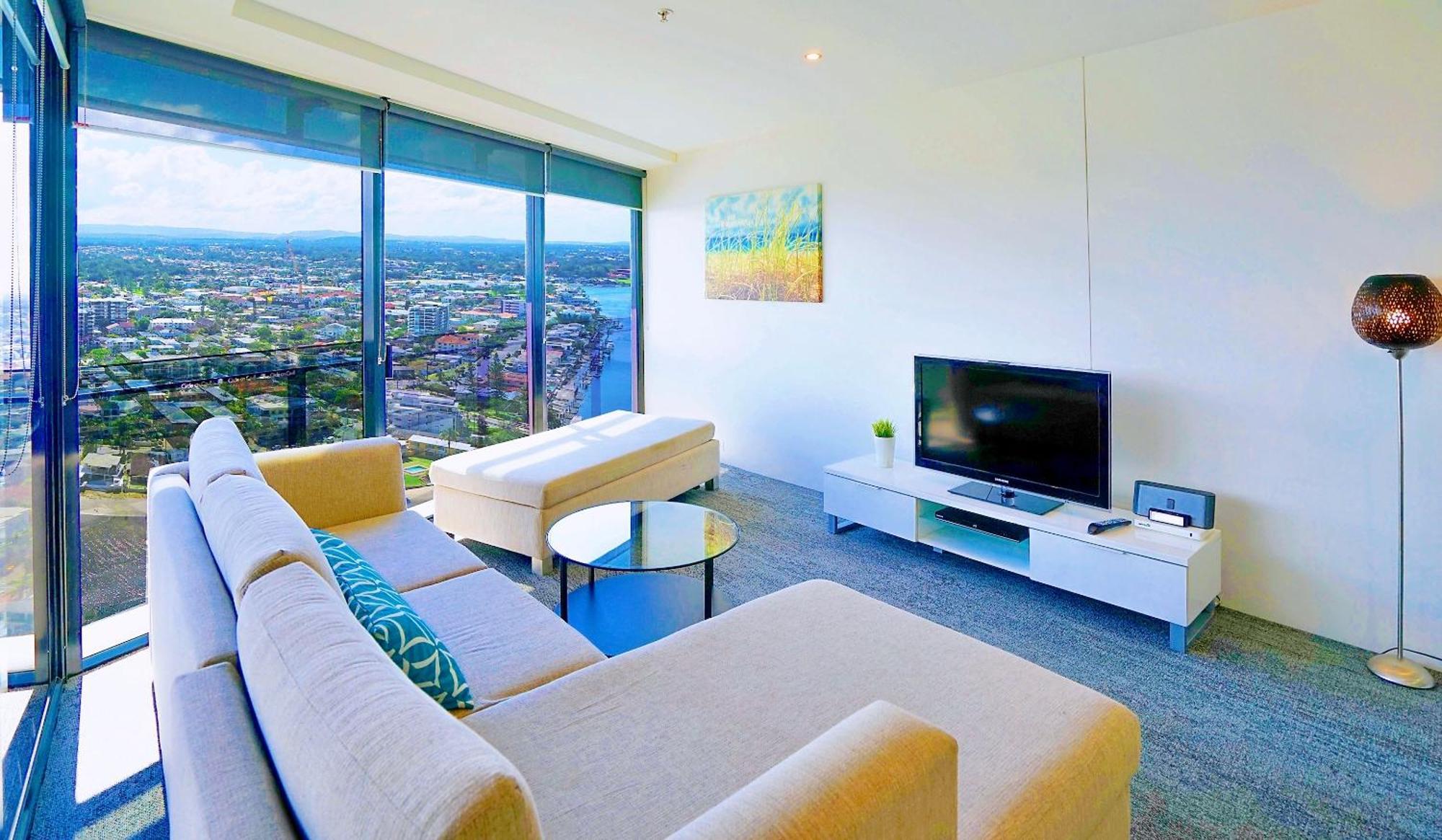 Circle On Cavill Surfers Paradise Apartments-Holiday Paradise Guldkusten Rum bild