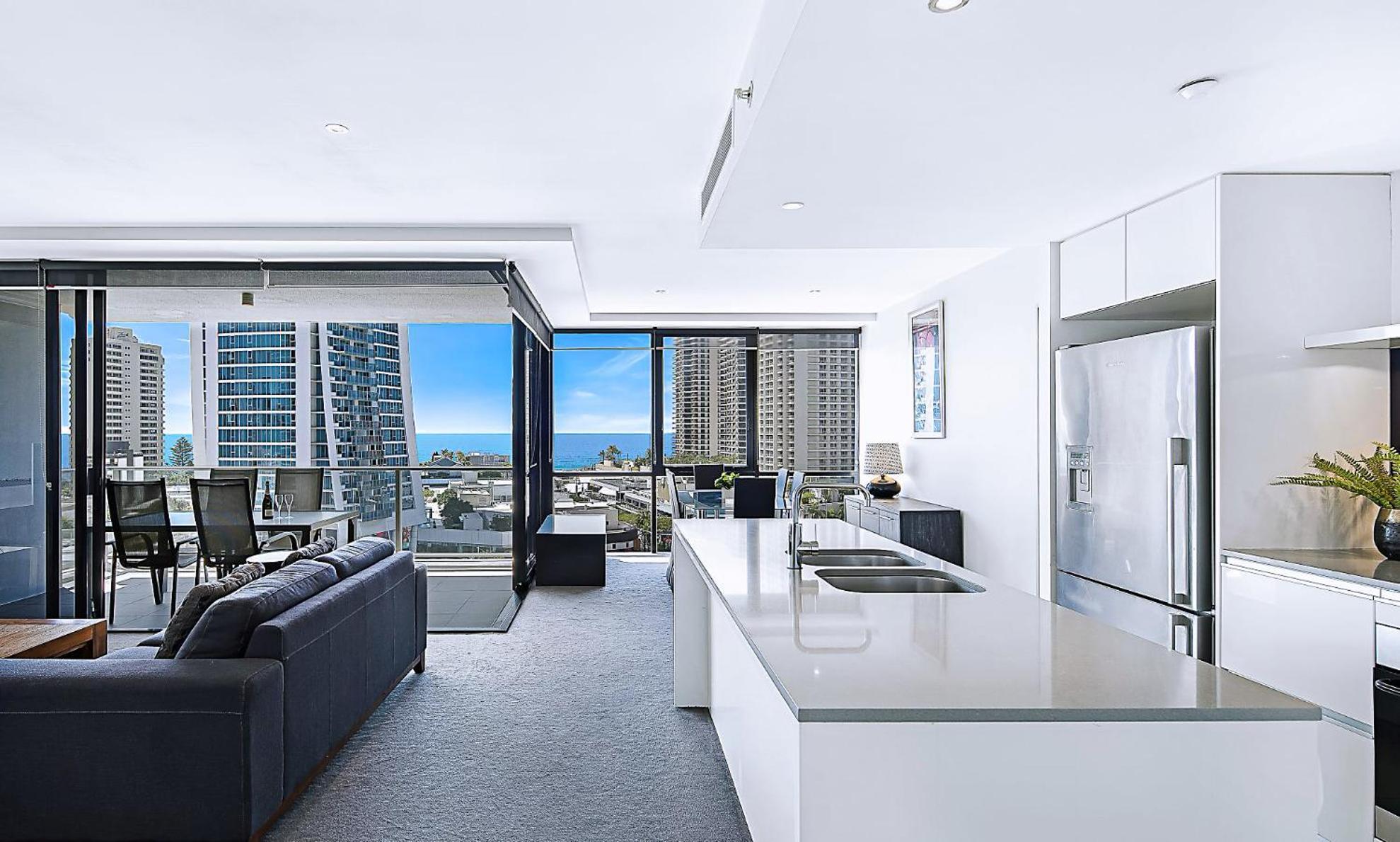 Circle On Cavill Surfers Paradise Apartments-Holiday Paradise Guldkusten Rum bild