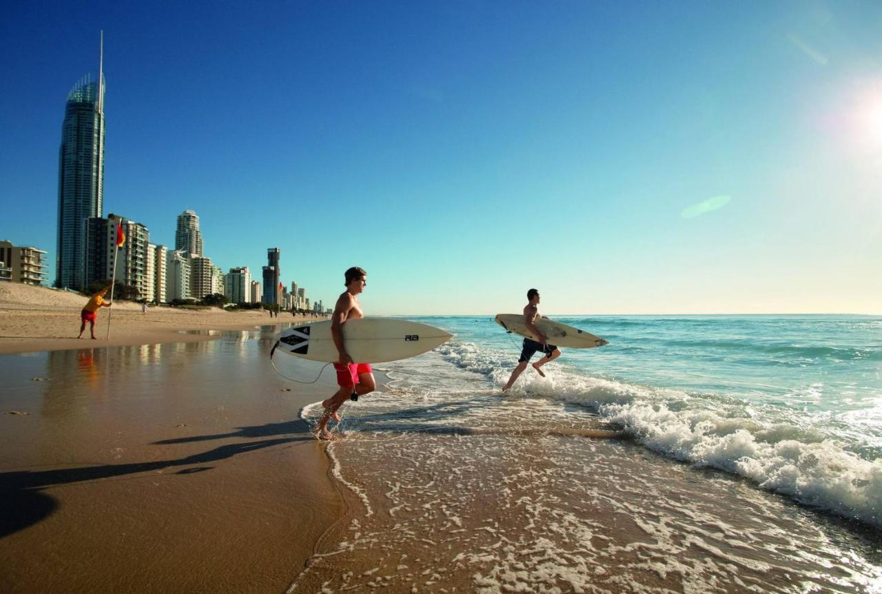Circle On Cavill Surfers Paradise Apartments-Holiday Paradise Guldkusten Exteriör bild